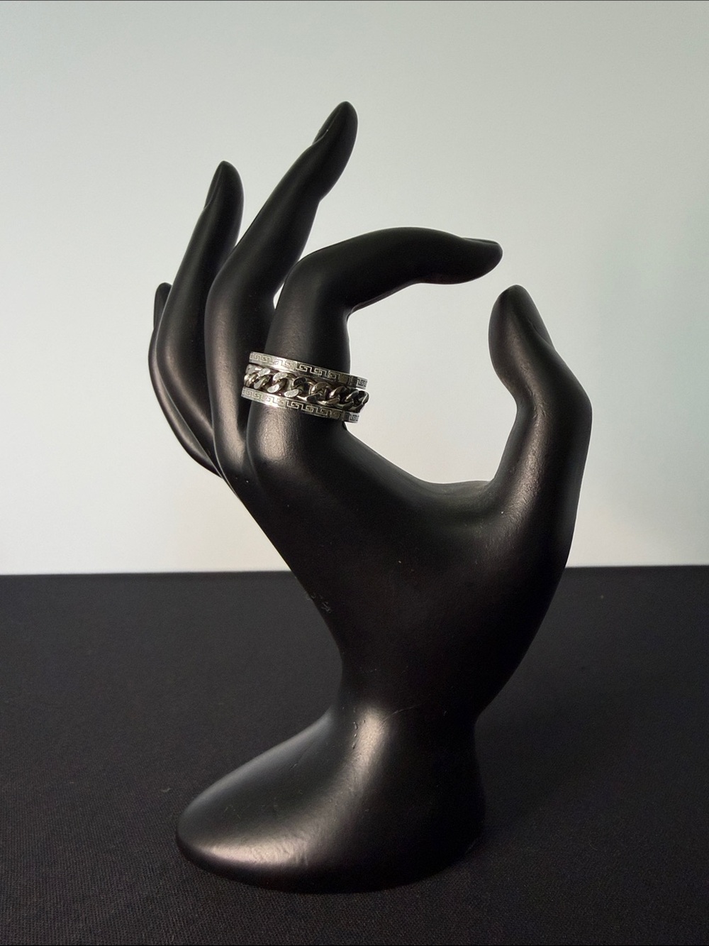 Stainless Steel Men’s Fidget Ring